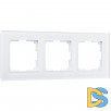 Рамка на 3 поста (белый матовый) W0031105