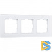 Рамка на 3 поста (белый матовый) W0031105