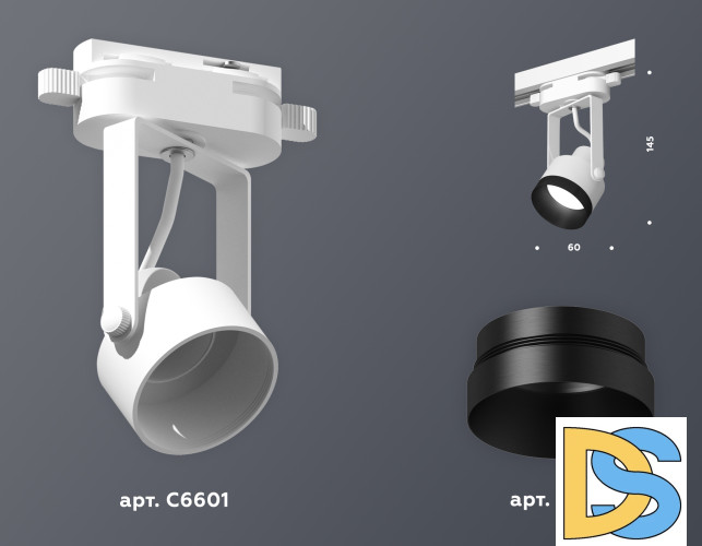 Трековый однофазный светильник Ambrella Light Track System XT6601041 (C6601, N6131)