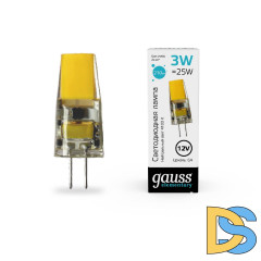 Светодиодная лампа Gauss Elementary G4 3W 4100K 18723
