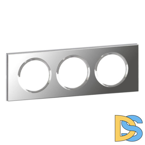 Рамка 3-постовая Legrand Celiane зеркало 069123