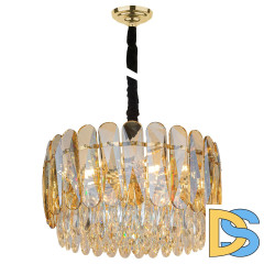 Подвесная люстра AM Group SPARKLY D500 GOLD