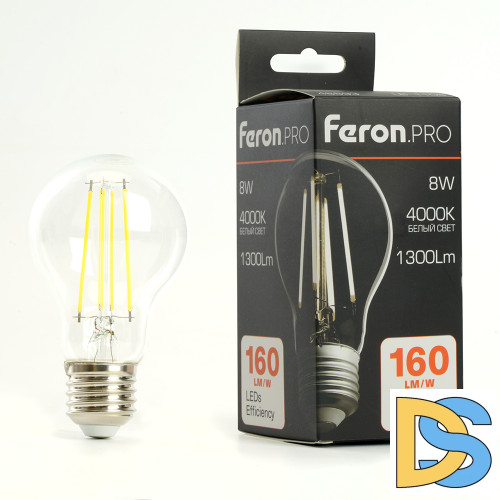 Светодиодная лампа Feron LB-1108 E27 8W 4000K 48893