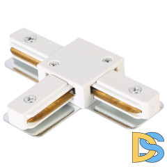 Коннектор T-образный Crystal Lux CLT 0.211 08 WH