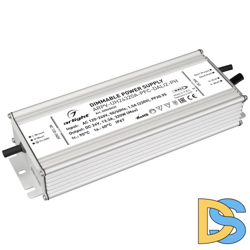 Блок питания Arlight ARPV-UH24320A-PFC-DALI2-PH (24V, 13.3A, 320W, IP67) 025654(2)