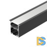 Алюминиевый профиль Arlight SL-LINIA52-3L-F-2000 ANOD BLACK 044685