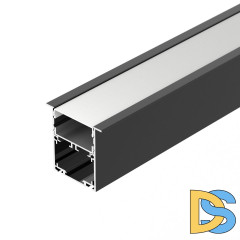 Алюминиевый профиль Arlight SL-LINIA52-3L-F-2000 ANOD BLACK 044685
