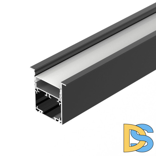 Алюминиевый профиль Arlight SL-LINIA52-3L-F-2000 ANOD BLACK 044685