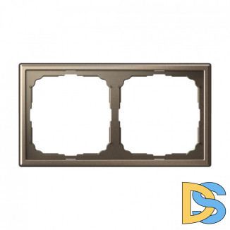 2-постовая рамка, Schneider Electric Art Gallery, цвет Мокко, GAL000602