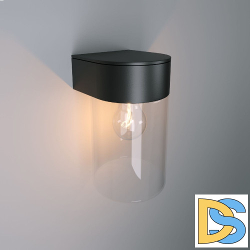 Уличный настенный светильни Elektrostandard Atrani 35085/D черный 4690389193699 a062520