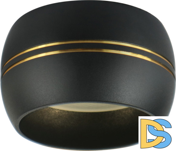 Накладной светильник ЭРА OL13 GX53 BK/GD Б0049036