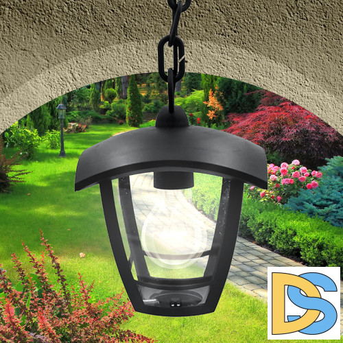 Уличный подвесной светильник ЭРА НСУ 07-40-001 «Марсель» черный Б0051193