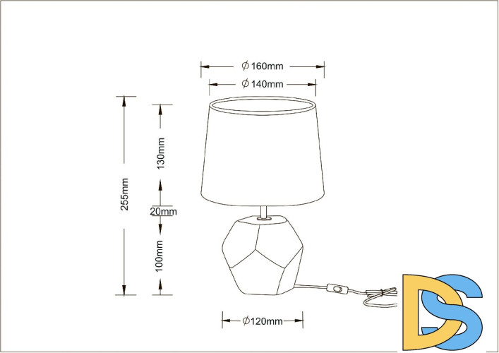 Настольная лампа Arte Lamp Zibal A5005LT-1WH