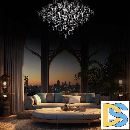 Подвесная люстра Loft IT Mira 10259/1000 Silver Asfour