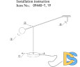 Настольная лампа Kink Light Некси 09440-T,19(4000K)