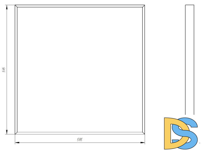 Светодиодная панель Эра SPO-910-1-40K-032 Б0046471