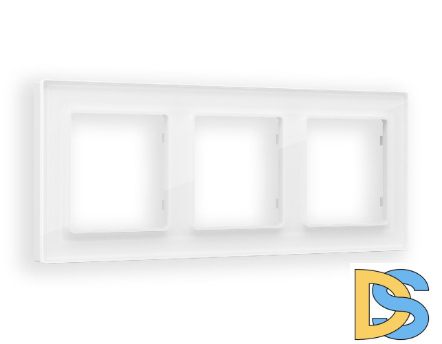 Рамка трехместная Ambrella Volt Platos AF380103