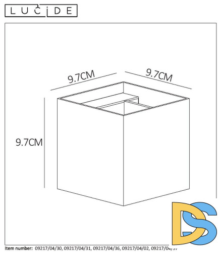 Настенный светильник Lucide XIO 09217/04/97