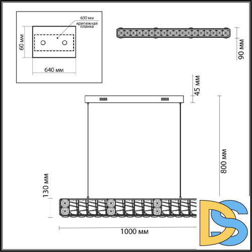 Подвесная люстра Odeon Light Version 5071/40L