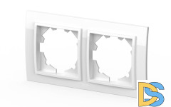 Рамка двухместная ELBI Zena 500-015600-226