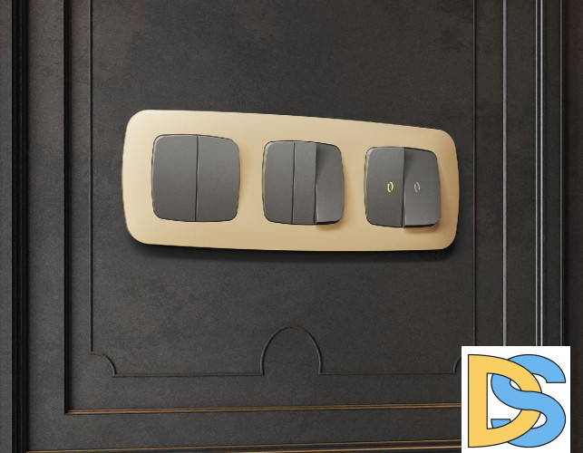 Рамка двухместная Ambrella Volt Ecta OF140602