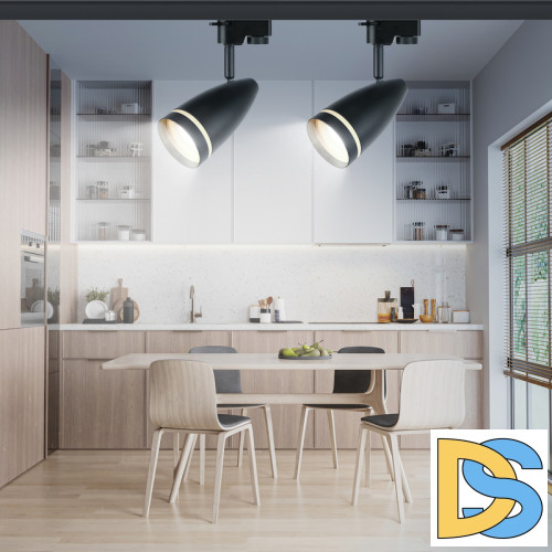 Трековый светильник Эра TR49 - GU10 BK Б0054162