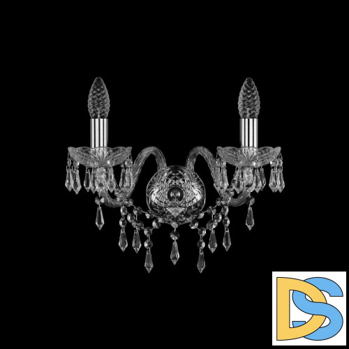 Бра Bohemia Ivele Crystal 1403B/2/160 Ni