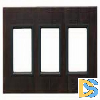 Рамка 3-ая (тройная), Темная кожа, серия UNICA TOP/CLASS, Schneider Electric