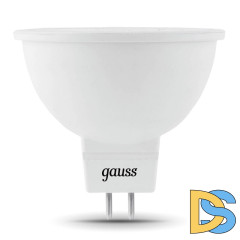 Лампа светодиодная Gauss GU5.3 5W 4100K матовая 201505205