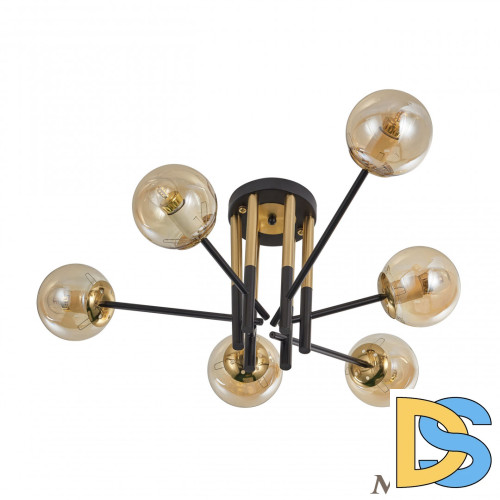 Потолочная люстра Arte Milano Neapolis 273708/6 BK/GD