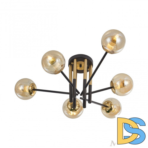 Потолочная люстра Arte Milano Neapolis 273708/6 BK/GD