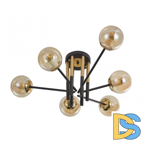 Потолочная люстра Arte Milano Neapolis 273708/6 BK/GD