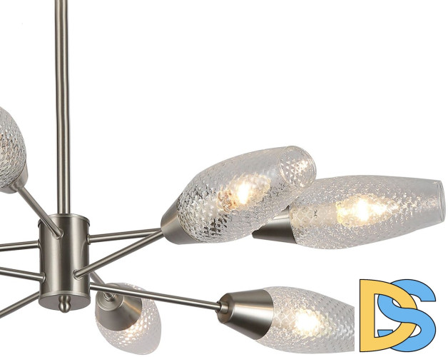 Люстра на штанге Escada Desire 10165/8PL Nickel