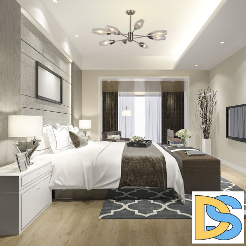 Люстра на штанге Escada Desire 10165/8PL Nickel