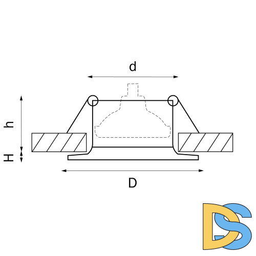 Встраиваемый светильник Lightstar Levigo 010020