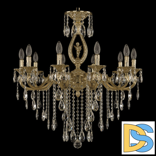 Подвесная люстра Bohemia Ivele Crystal Florence 71401/10/250 B G FA10M