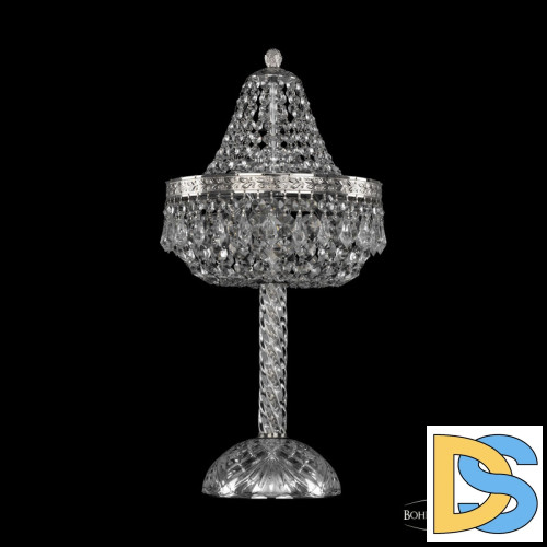Настольная лампа Bohemia Ivele Crystal 19011L4/H/25IV Ni