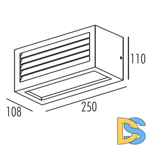 Уличный настенный светильник Lucide Dimo 27853/01/97
