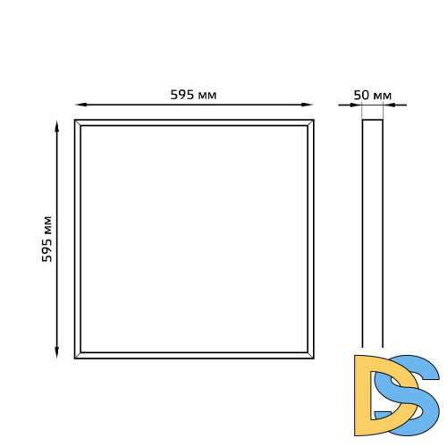 Встраиваемый светодиодный светильник Gauss Mir G1-A0-00070-01GA2-2003565