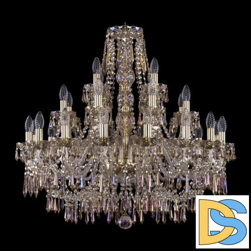 Подвесная люстра Bohemia Ivele Crystal 1403/16+8+4/300 G M801