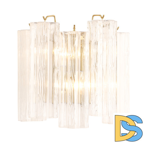 Настенный светильник Crystal Lux ROSE AP2 BRASS