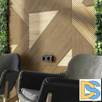 Розетка с заземлением Gallant (черный/хром) W5071035