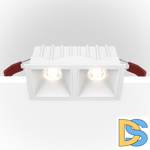 Встраиваемый светильник Maytoni Technical Alfa LED DL043-02-10W4K-D-SQ-W