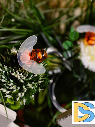 Гирлянда на солнечных батареях 380см разноцветная (UL-00004280) Uniel Пчелки USL-S-127/PT4000 Bees