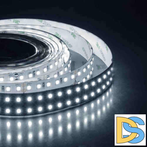 Светодиодная лента Apeyron 24В ПРО 38Вт/м smd2835 240д/м IP20 3800Лм/м 5м 6500К 00-305