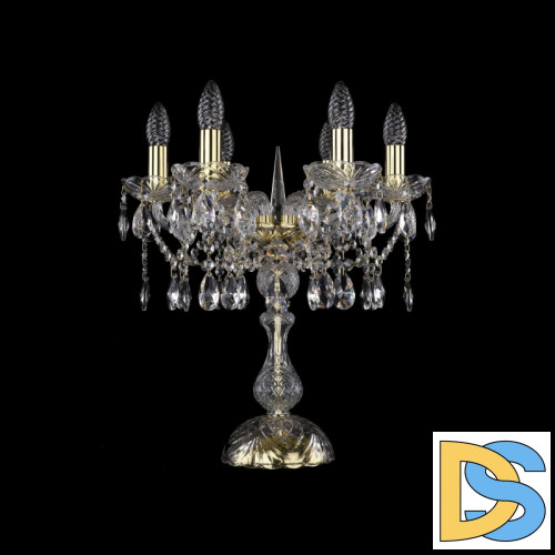 Настольная лампа Bohemia Ivele Crystal 1413L/6/141-47 G