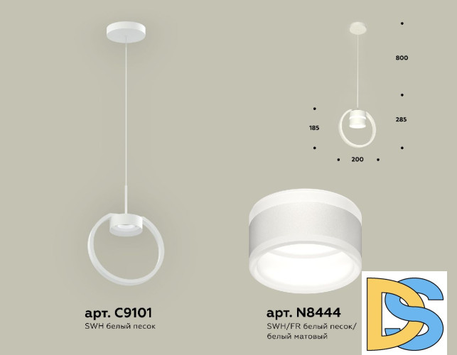 Подвесной светильник Ambrella Light Traditional (C9101, N8444) XB9101152