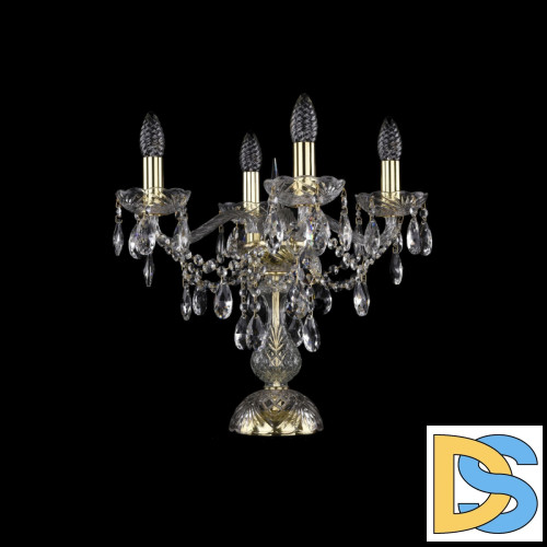 Настольная лампа Bohemia Ivele Crystal 1415L/4/141-39 G