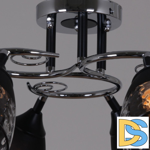 Потолочная люстра Reluce 70139-3.3-06 CR+BK