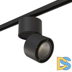 Трековый светильник Lightstar Track 1 black A1T213837 (592067+213837)